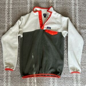 Patagonia Boys Snap Button Fleece Pullover